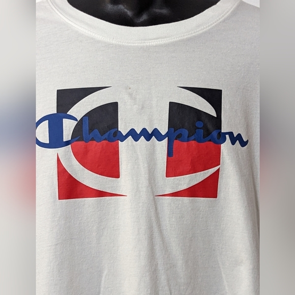 Men's Champion 2XL Short Sleeve Graphic T-Shirt  Champion Logo Tagless W… - Picture 6 of 7